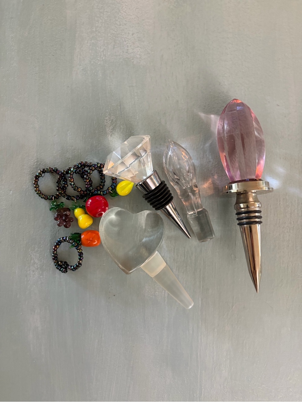 Bottle Stoppers and drink markers bundle bar ware